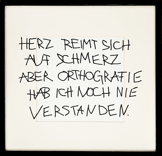 Herz auf Schmerz | KKN | Original Artwork