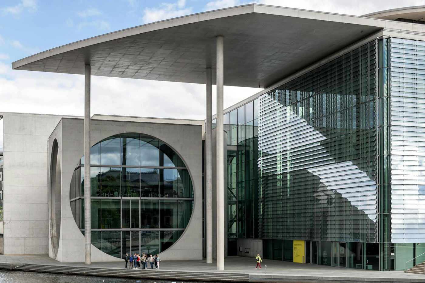 Contemporary art installation in a modern Berlin office space