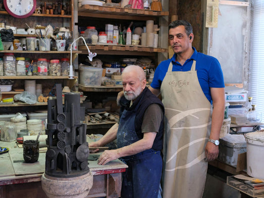 Artists collaborating in a spacious studio in Berlin