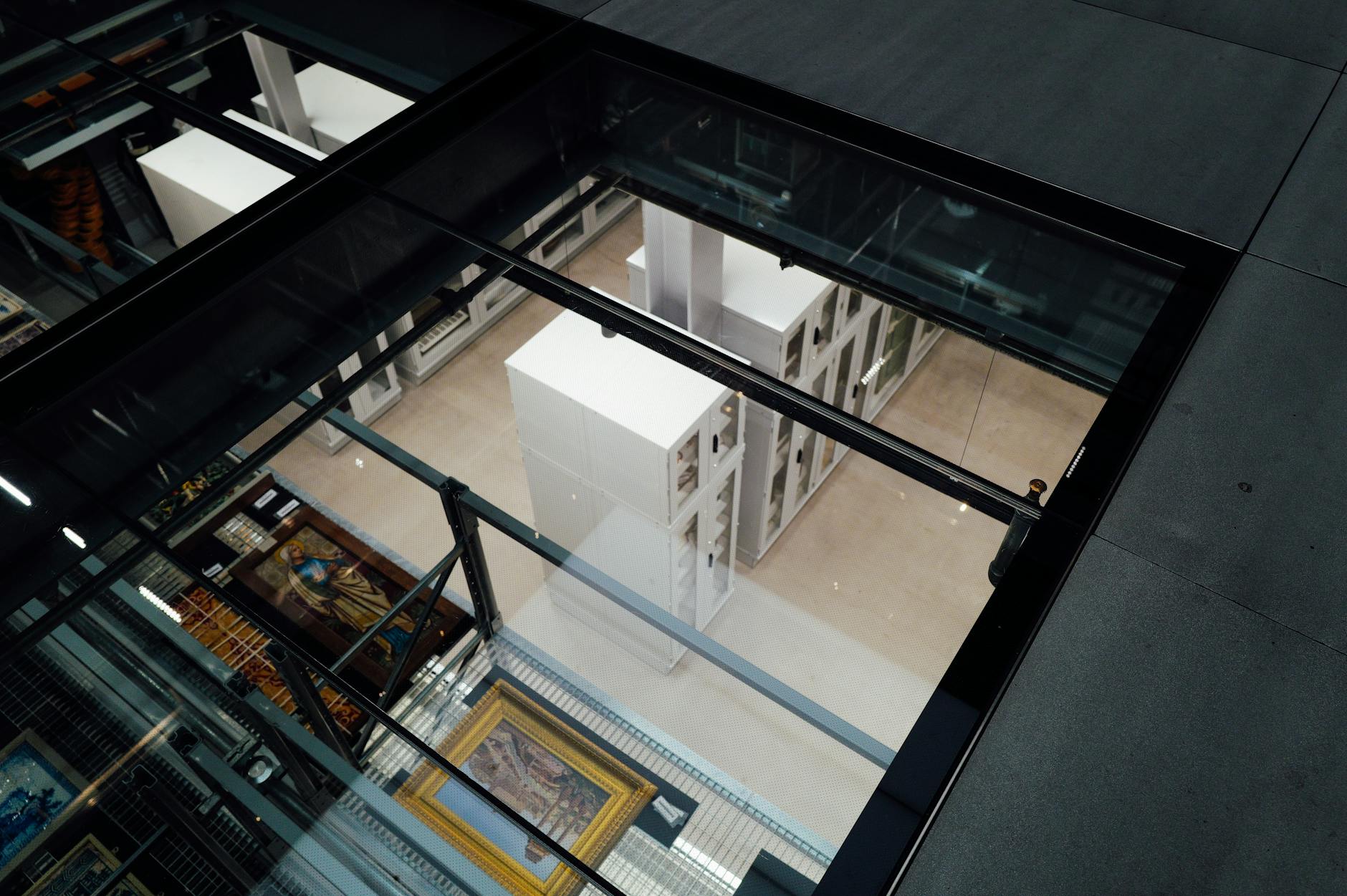 Contemporary art gallery space in Berlin with artwork displays