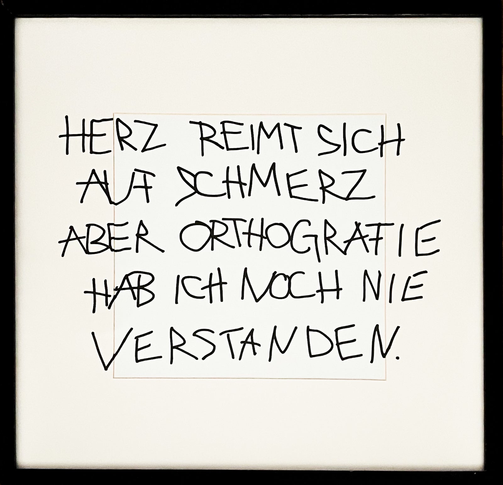 Herz auf Schmerz | KKN | Originalkunstwerk