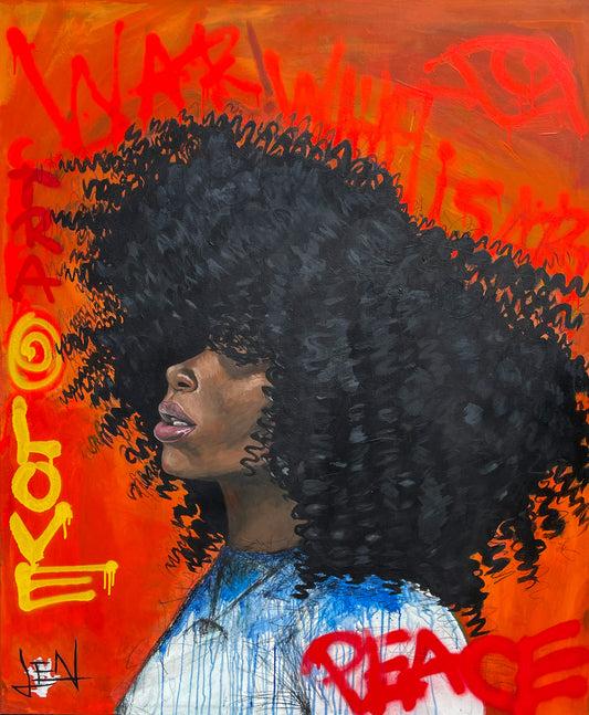 War/peace Painting