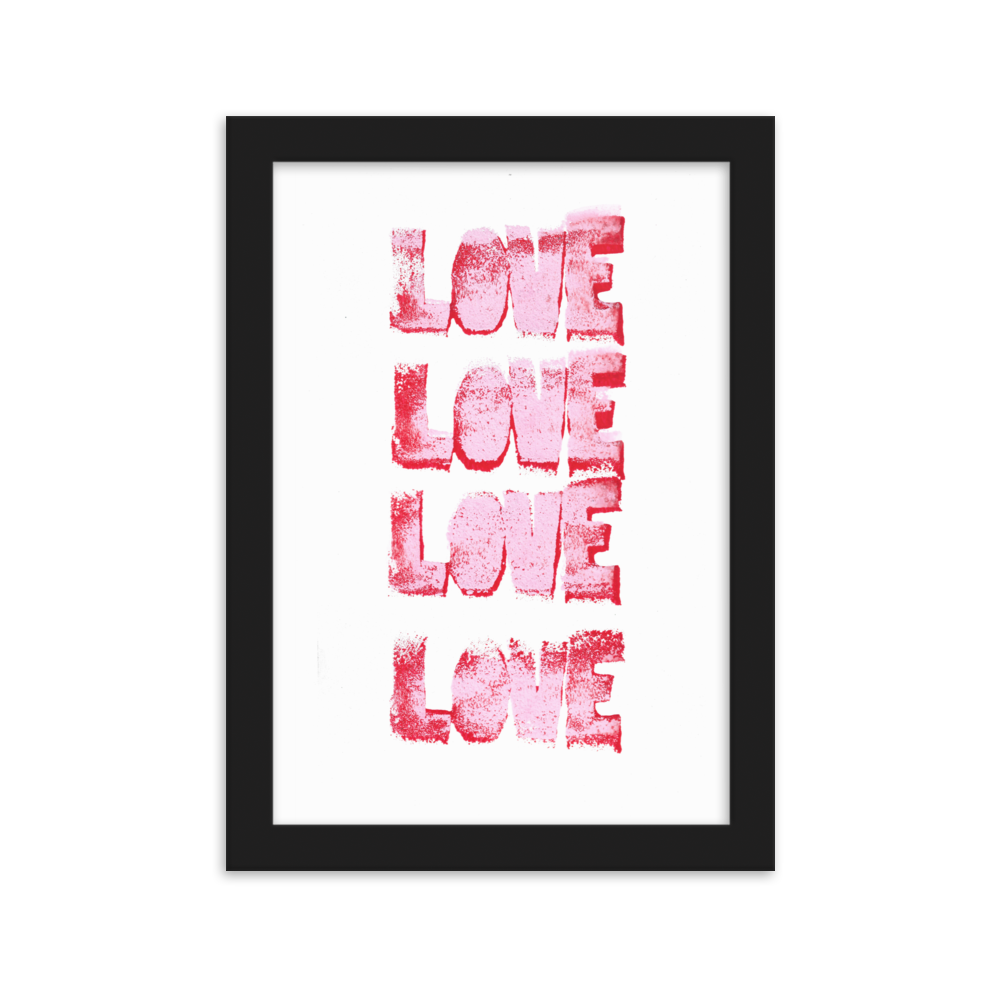 Love Pink Poster - KKN_14_PRINT
