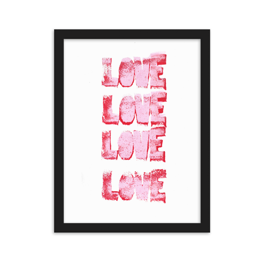 Love Pink Poster - KKN_14_PRINT