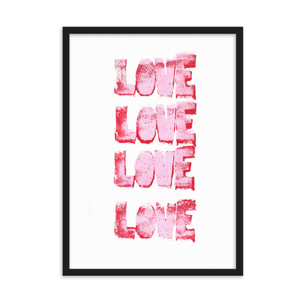 Love Pink Poster - KKN_14_PRINT