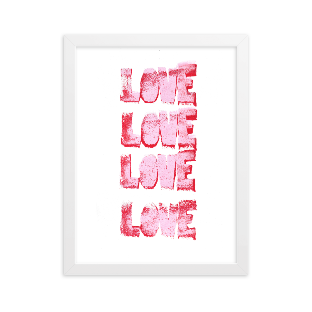 Love Pink Poster - KKN_14_PRINT